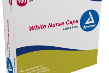 Dynarex 2111 Nurse Cap, 24", White, 5/100/cs