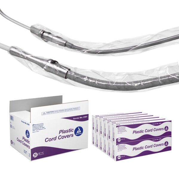 Dynarex 2161 Plastic Cord Covers, 24" x 2", 12/250/cs