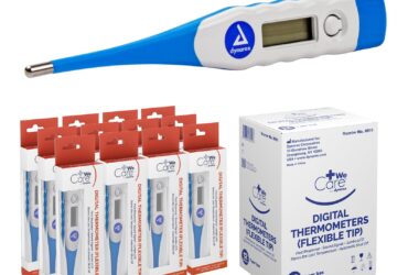 Dynarex 5611 Digital Thermometer - Flexible Tip, 12/bx