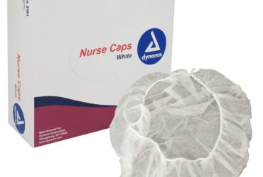 Dynarex 2101 Nurse Cap, 21", White, 5/100/cs