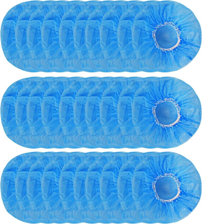 QeeFop 982811 Disposable Earphone Covers – Blue, 8.5–11 cm (100 pcs) – 1 per Pack