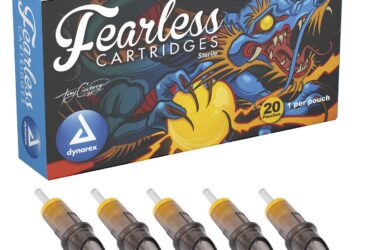 Dynarex 9365 Fearless Tattoo Cartridges - Round Shader, 1209RS, 5/20/cs