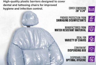 Dynarex 2151 Half Chair Cover, 28" x 24", 3/225/cs