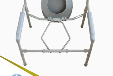 Dynarex 10375 Bariatric Commode - Drop Arm, Steel, 1/cs