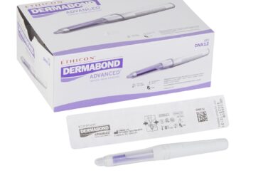 Ethicon (Johnson & Johnson) 963242 Dermabond Advanced™ Skin Adhesive – 0.7 mL, Liquid, with Precision Dome Applicator – 12 per Box