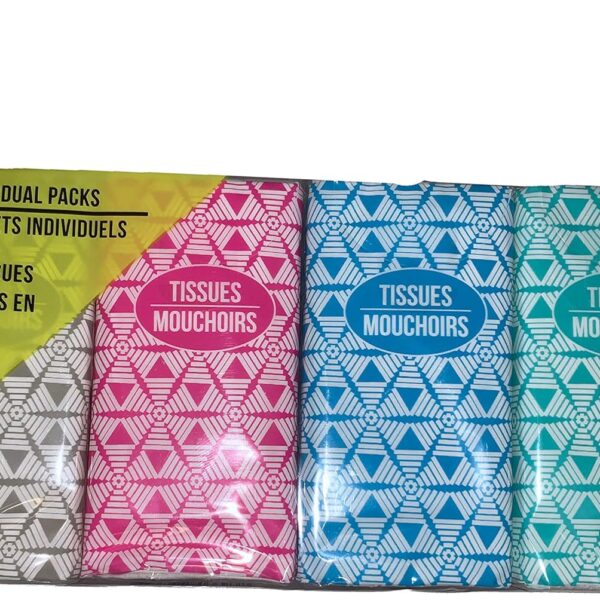 Kimberly-Clark 365303 Kleenex® Facial Tissues – Standard, 8 in x 8.3 in, 2-Ply – 8 Pocket Packs per Box