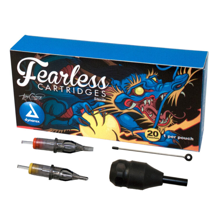 Dynarex 9361 Fearless Tattoo Cartridges - Round Shader, 1204RS, 5/20/cs