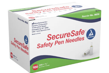 Dynarex 9656 SecureSafe Safety Pen Needle, 30G, 8 mm, 12/100/cs