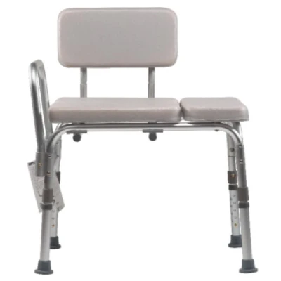 Dynarex 10329-4 Padded Tub Transfer Bench, Gray, 1pc/bx,4bx/cs