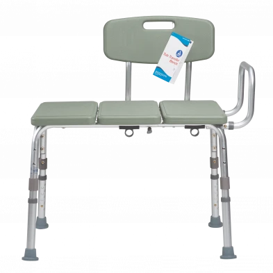Dynarex 10326 Tub Transfer Bench, Gray, 1pc/bx