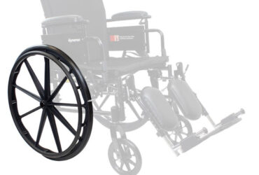 Dynarex RPWC14-S DynaRide S1 Wheelchair Fork, Black, 1