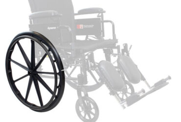 Dynarex RPWC14-B DynaRide S4 S7 Wheelchair Fork, Black, 1