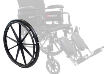 Dynarex RPWC05-56 DynaRide 10256 Rear Wheel Assembly, Black, 1ea.