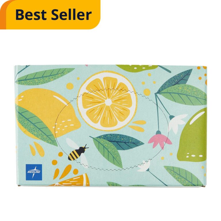 Medline 364961 Standard Facial Tissues – 2-Ply, 7 in x 5.7 in – 1 Box (100 per Box)