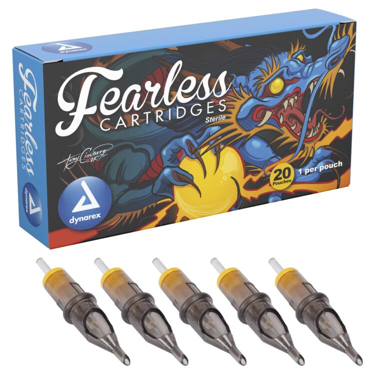 Dynarex 9362 Fearless Tattoo Cartridges - Round Shader, 1205RS, 5/20/cs