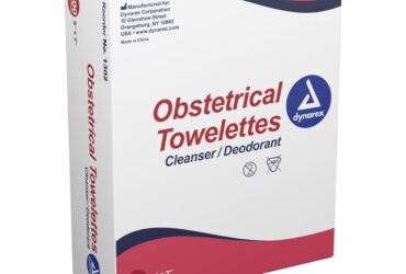 Dynarex 1302 Obstetrical Towelettes, 5" x 7", 10/100/cs