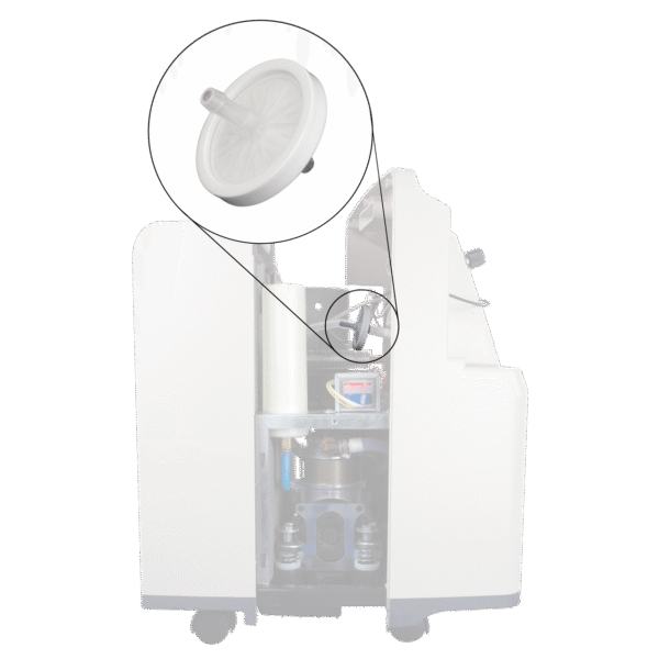 Dynarex RPOC-20CC 5L Concentrator Capacitor with connector, White, 1 EA