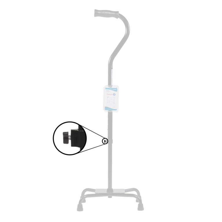 Dynarex RPQC-05SB Quad Cane Adjustment Knob, Black, 1
