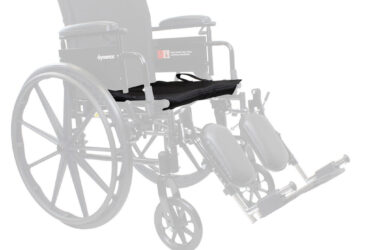 Dynarex RPWC03-16V DynaRide S2 Series 16in Wheelchair Seat Upholstery, Black, 1