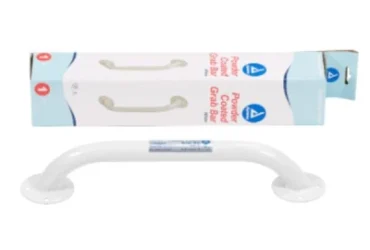 Dynarex 10306 Powder Coated Grab Bar, 16", White, 1pc/bx