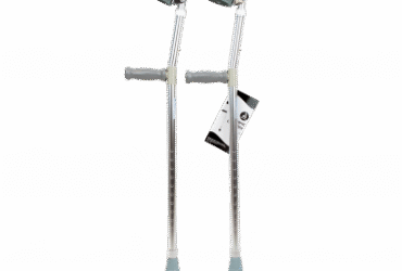 Dynarex 10110-6 Forearm Crutches - Youth, 4'2" - 5'2", 6 pair/cs