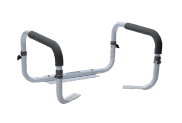 Dynarex 10351 Toilet Safety Rail, White, 1pc/bx