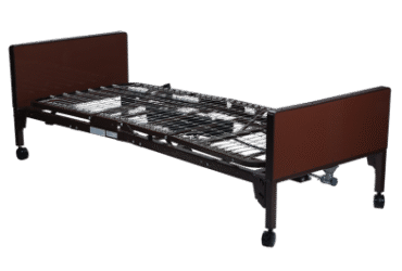 Dynarex 10400-FRMZ Full Electric Homecare Bed w/ Full Rail & Dynarest Multizone