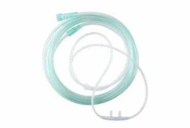 Dynarex 33103 Nasal Oxygen Cannula Standard Tip w/ 7' (2.1 m) Crush Resist, Pediatric/Standard Connector, 50/cs