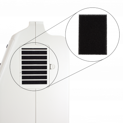 Dynarex RPOC-13CF 5L Concentrator Cabinet Filter, Black, 1