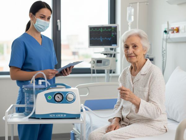 Patients with chronic respiratory illness often require suctioning