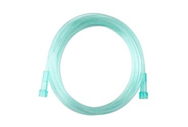 Dynarex 33200 Oxygen Supply 7' (2.1 m) Crush Resistant Tubing, Standard Connector, 50/cs