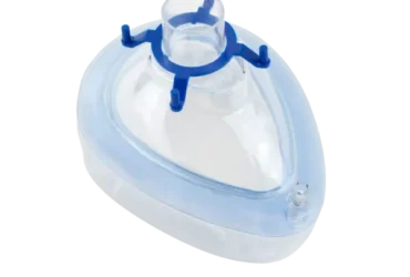 Dynarex 36035 Air Cushion Mask Size w/ Valve #5 (Blue Hook), Large, Adult, 20/cs