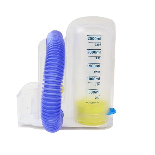 Dynarex 36100 Volumetric Incentive Spirometer, 2500 mL, 12/cs