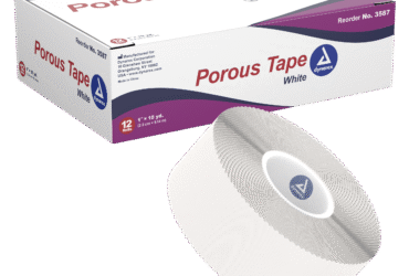 Dynarex 3587 Porous Tape, 1" x 10 yd, 12/12/cs