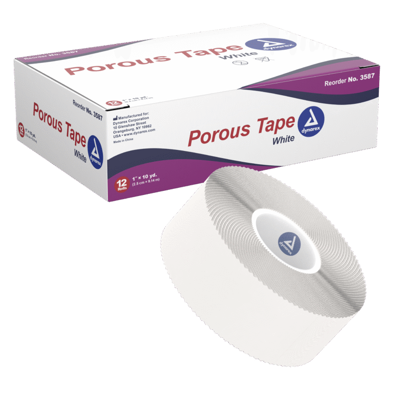 Dynarex 3587 Porous Tape, 1" x 10 yd, 12/12/cs