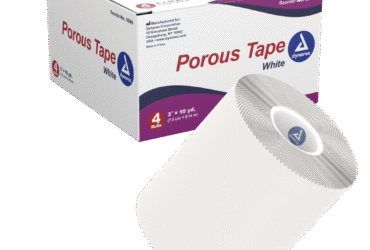 Dynarex 3589 Porous Tape, 3" x 10 yd, 12/4/cs