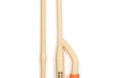 Dynarex 4956 Foley Catheters, 16 Fr, 30 cc, 10/cs