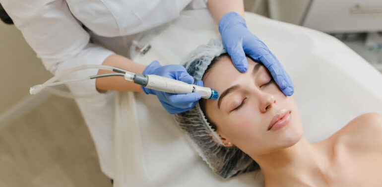 Facial suctioning leads to healthier and cleaner skin