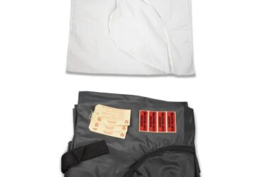 Dynarex 4776 Heavy Duty Black Body Bag Kit, Adult, 36" x 90", 10/cs