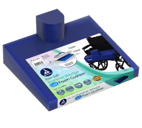 Dynarex 10656 Ever-Soft Coccyx Foam Cushion, 20" x 16" x 3", 1pc/bx