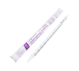 Dynarex 40225 Serological Pipets, Pipettes, Individually Packed, 50 mL, Purple, 4/25/cs