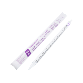Dynarex 40225 Serological Pipets, Pipettes, Individually Packed, 50 mL, Purple, 4/25/cs