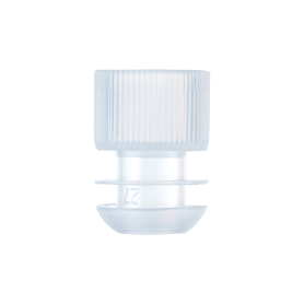Dynarex 42025 Flange Plug Cap, for 16mm Test Tube Transparent, 10/1000/cs