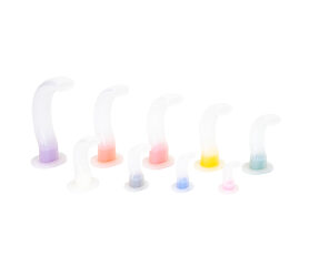 Dynarex 36316 Disposable Guedel Airway, 50 mm, Infant, Blue, 10/bx