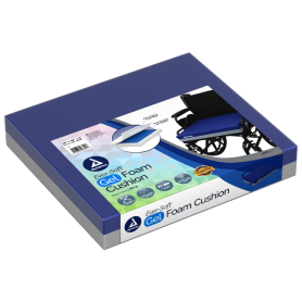 Dynarex 10626-4 Ever-Soft Wedge Gel-Foam Cushion, 20" x 16" x 4" x 2", 1pc/bx,4bx/cs