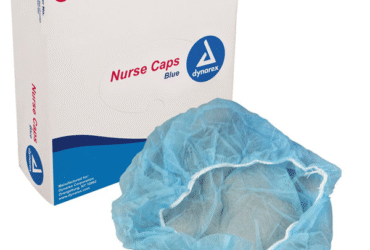 Dynarex 2113 Nurse Cap, 24", Blue, 5/100/cs
