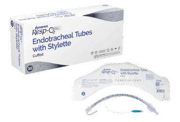 Dynarex 36251 Endotracheal Tubes w/ Stylette - Cuffed, 7.0 mm, 10/bx
