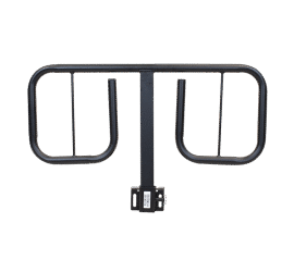 Dynarex 10468 Homecare Bariatric Bed Rail, Black, 1pr/cs