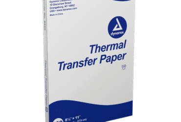 Dynarex 9555 Thermal Transfer Paper, 8 1/2" x 11", 100/cs
