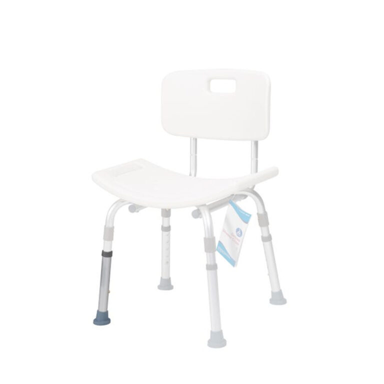 Dynarex RPSC-02ET-BC Bariatric Shower Chair Extension Leg with Rubber Tip, Gray, 1